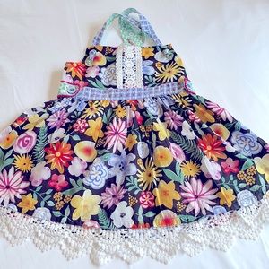 Matilda Jane- girls floral and crochet top